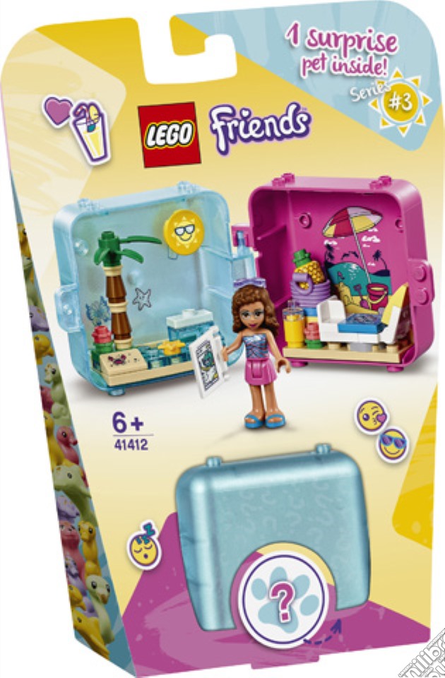 Lego 41412 - Lego Friends - Il Cubo Delle Vacanze Di Olivia gioco