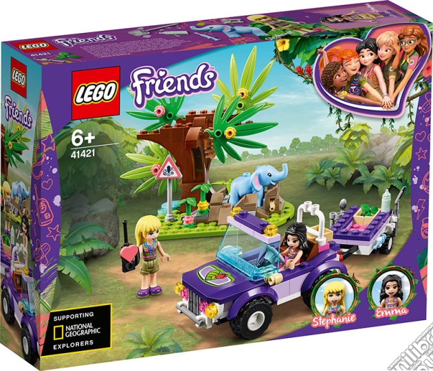 Lego 41421 - Lego Friends - Salvataggio Nella Giungla Dell'Elefantino gioco