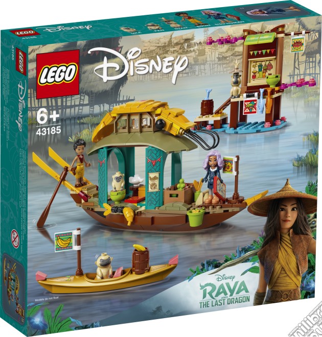 Lego: 43185 - Disney Princess - Raya - Barca Di Boun gioco