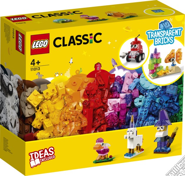 Lego: Lego Classic - Mattoncini Trasparenti Creativi gioco