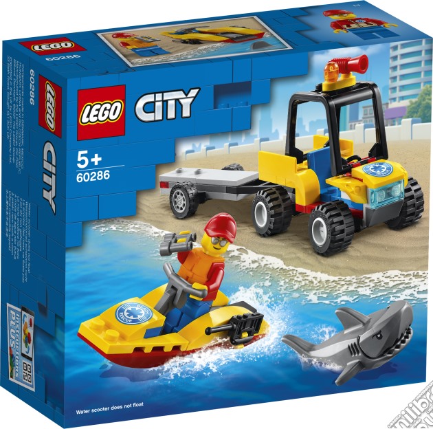 Lego: 60286 - City Great Vehicles - Atv Di Soccorso Balneare gioco