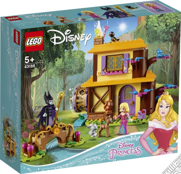 Lego 43188 Disney Princess - La Casetta Nel Bosco Di Aurora gioco