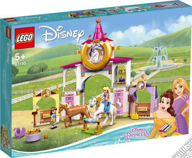Lego: 43195 - Disney Princess - Le Scuderie Reali Di Belle E Rapunzel gioco di Lego