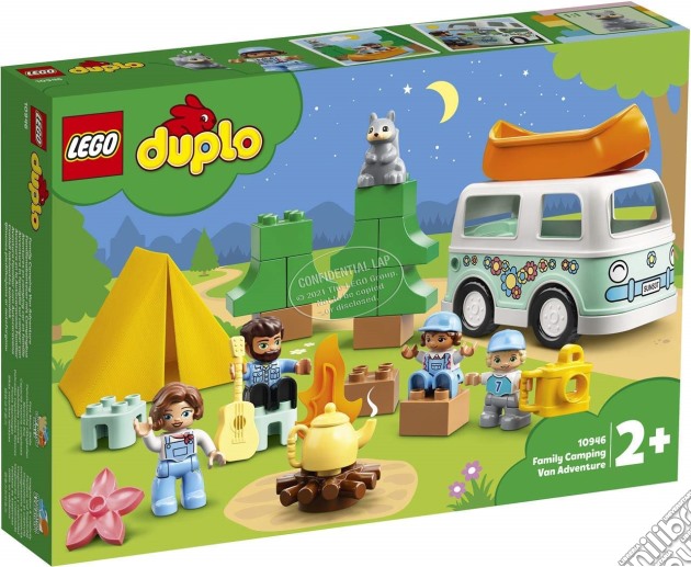 Lego: 10946 Duplo Town - Avventura In Famiglia Sul Camper Van gioco