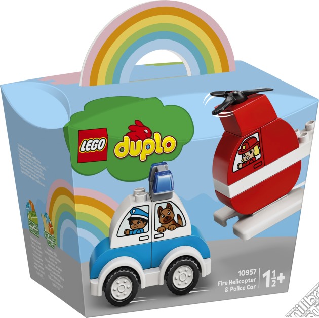 Lego: Duplo My First - Elicottero Antincendio E Auto Della Polizia gioco
