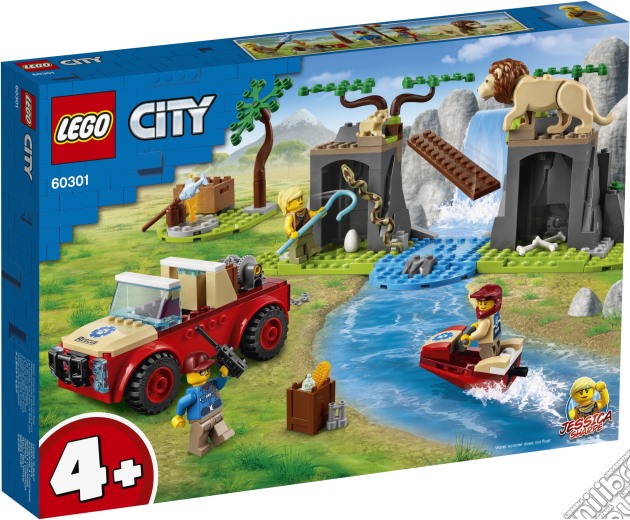 Lego: 60301 City Wildlife - Fuoristrada Di Soccorso Animale gioco