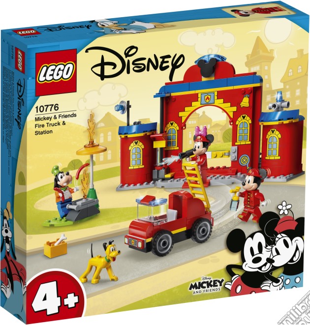 Lego: 10776 4+ - Caserma Dei Pompieri E Fuoristrada Antincendio Di Topolino E I Suoi Amici gioco