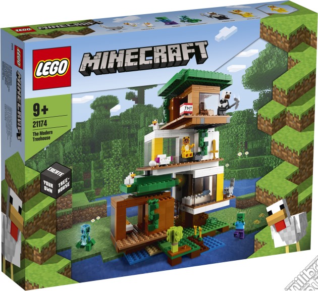 Lego: 21174 Minecraft - La Casa Sull'Albero Moderna gioco