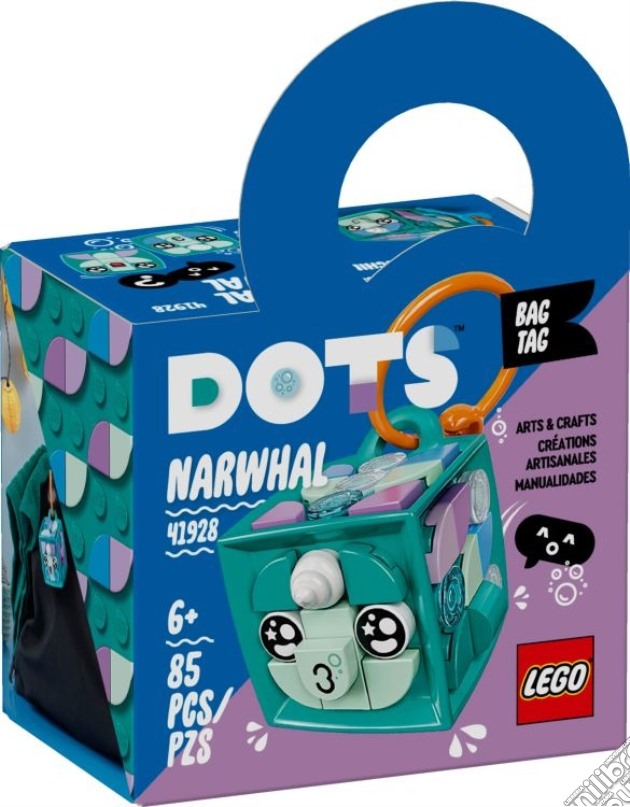 Lego: 41928 - Dots - Bag Tag - Narvalo gioco