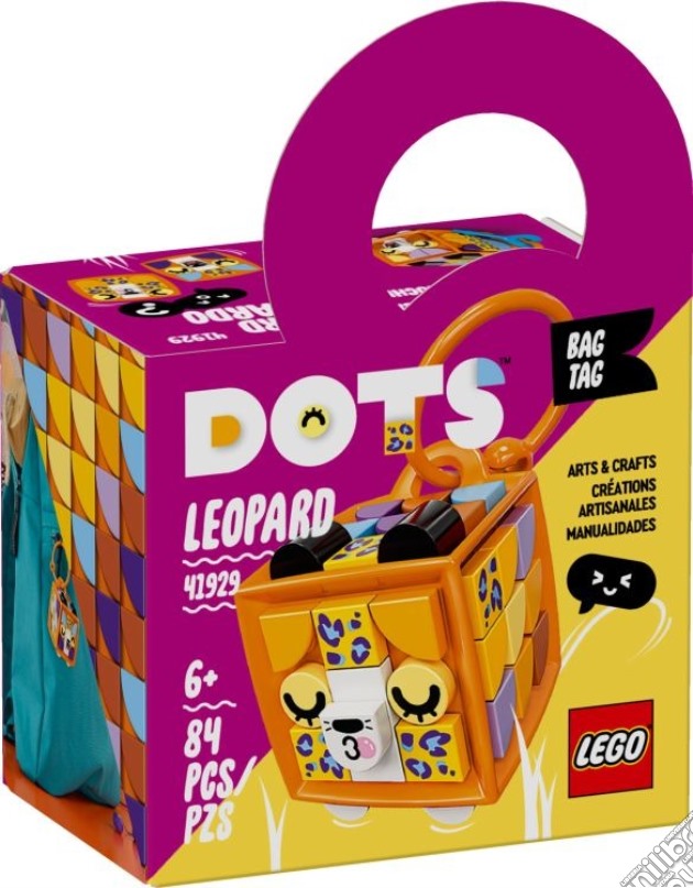 Lego: 41929 Dots - Bag Tag - Leopardo gioco