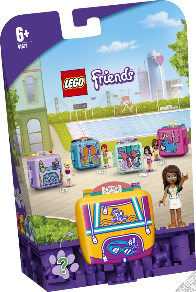 Lego: 41671 - Friends - Il Cubo Della Piscina Di Andrea gioco