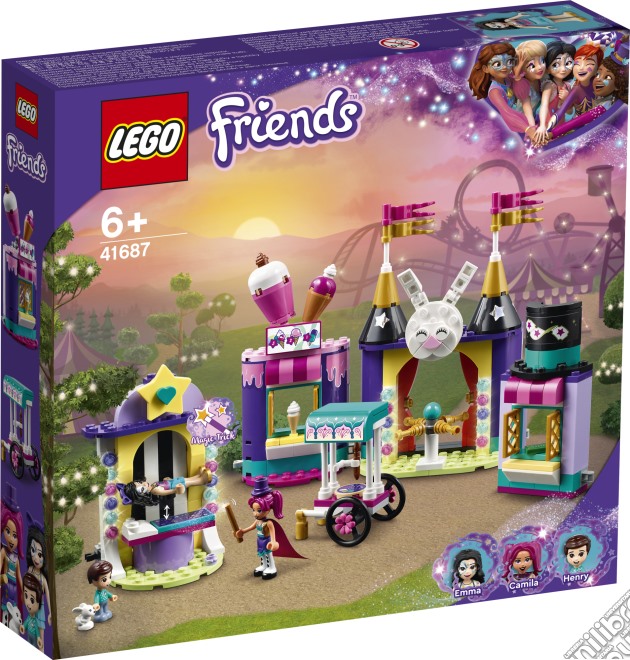Lego: 41687 Lego Friends - Bancarelle Del Luna Park Magico gioco