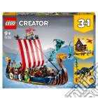 Lego: 31132 - Creator - Nave Vichinga E Jormungandr giochi