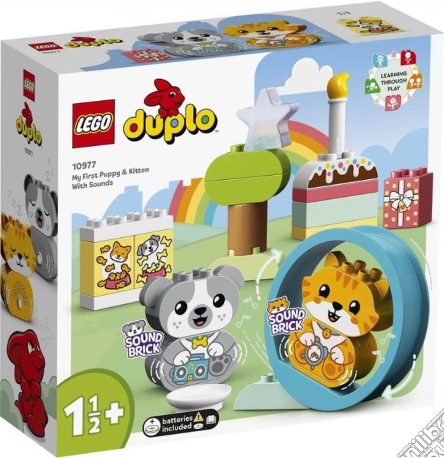 Lego 10977 - Duplo My First - Il Mio Primo Cagnolino E Gattino Con Suoni gioco