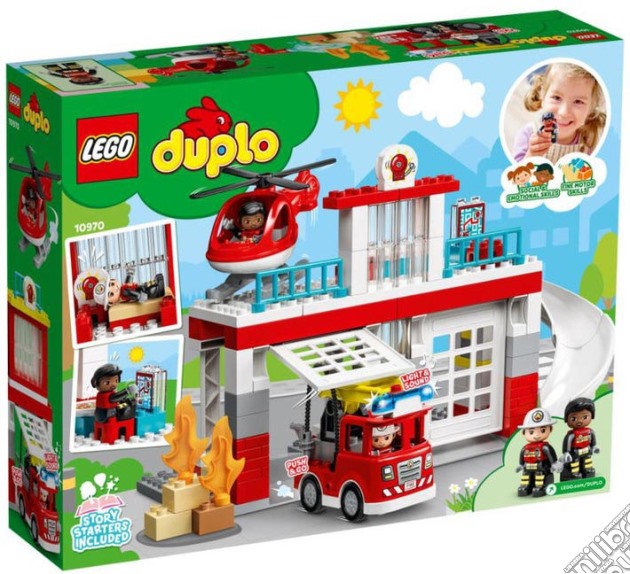 Lego: 10970 - Caserma Dei Pompieri Ed Elicottero gioco