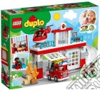 Lego: 10970 - Duplo - Caserma Dei Pompieri Ed Elicottero giochi