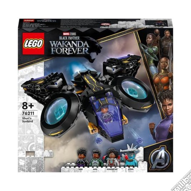 Lego: 76211 - Super Heroes - Marvel Black Panther - Sunbird Di Shuri gioco