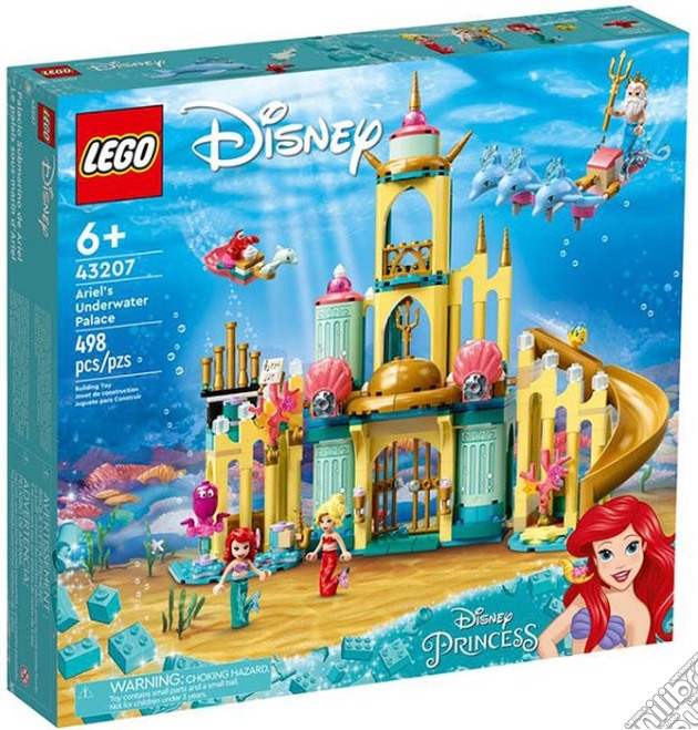 Lego: 43207 - Principesse Disney - Il Palazzo Sottomarino Di Ariel gioco di Lego