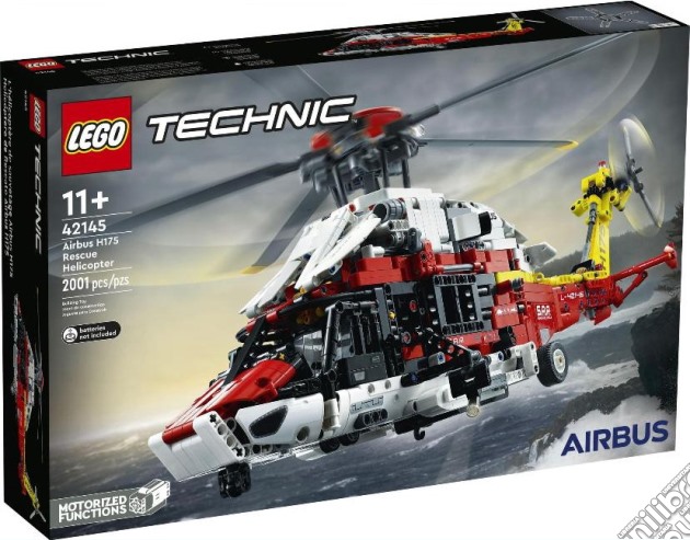 Lego: 42145 - Technic - Elicottero Di Salvataggio Airbus H175 gioco di Lego