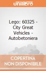 Lego: 60325 - City Great Vehicles - Autobetoniera gioco