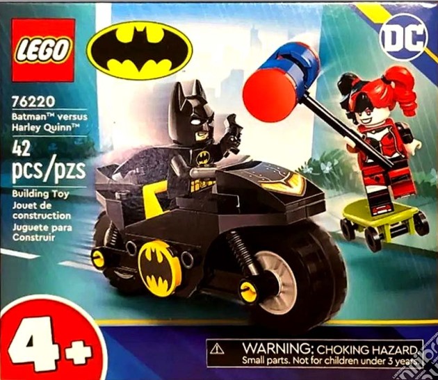 Dc Comics - Lego 76220 - Super Heroes - Batman Contro Harley Quinn gioco di Lego