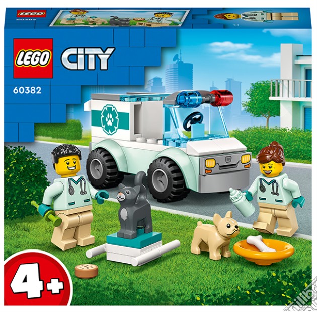 Lego: 60382 - City Great Vehicles - Furgoncino Di Soccorso Del Veterinario gioco
