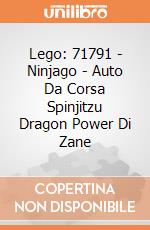 Lego: 71791 - Ninjago - Auto Da Corsa Spinjitzu Dragon Power Di Zane gioco