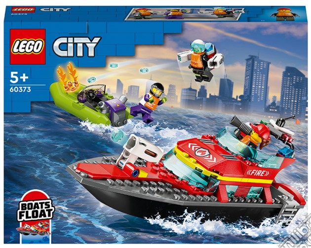 Lego: 60373 - City Fire - Barca Di Soccorso Antincendio gioco