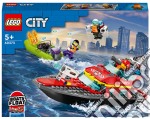 Lego: 60373 - City Fire - Barca Di Soccorso Antincendio