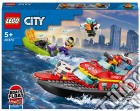 Lego: 60373 - City Fire - Barca Di Soccorso Antincendio gioco