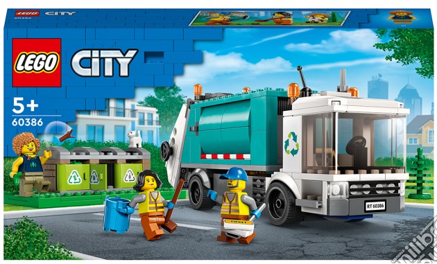 Lego: 60386 - City Great Vehicles - Camion Per Il Riciclaggio Dei Rifiuti gioco