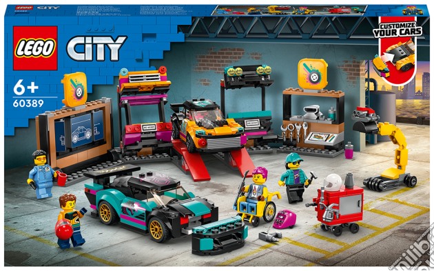 Lego: 60389 - City Great Vehicles - Garage Auto Personalizzato gioco