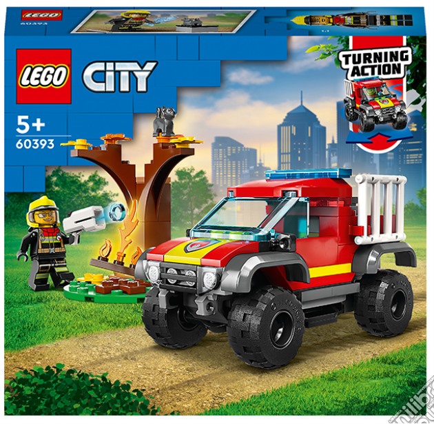 Lego: 60393 - City - Soccorso Sul Fuoristrada Dei Pompieri gioco
