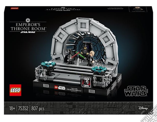 Star Wars: Lego 75352 - Diorama Sala Del Trono DellÂ’Imperatore gioco di Lego