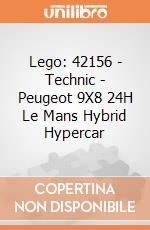 Lego: 42156 - Technic - Peugeot 9X8 24H Le Mans Hybrid Hypercar gioco