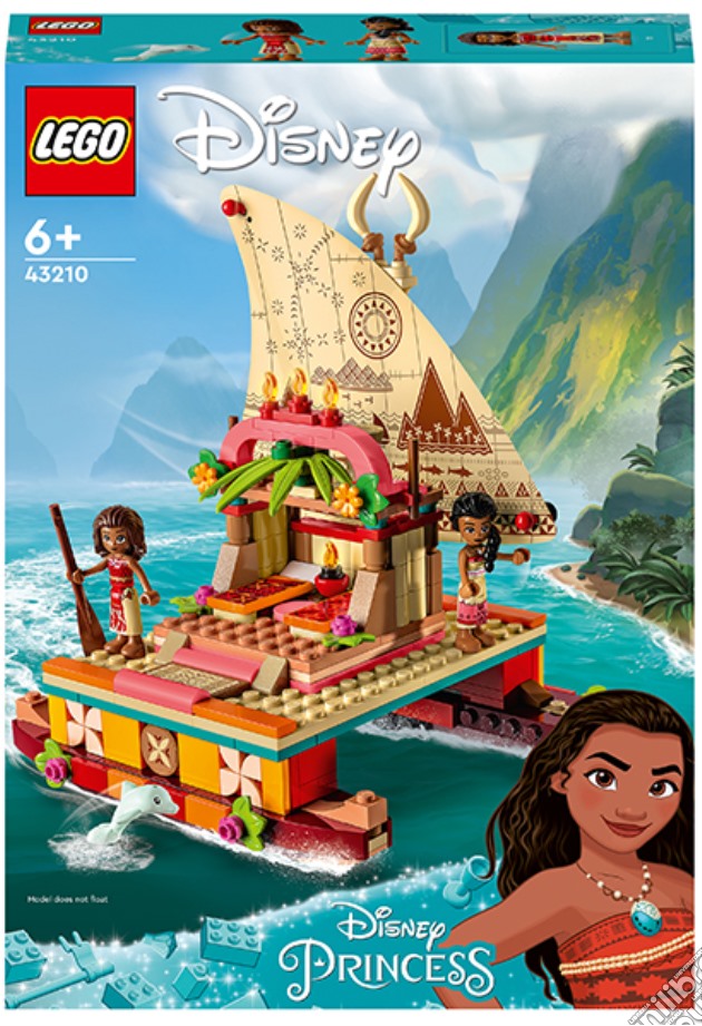 Lego: 43210 - Disney Princess - La Barca A Vela Di Vaiana gioco