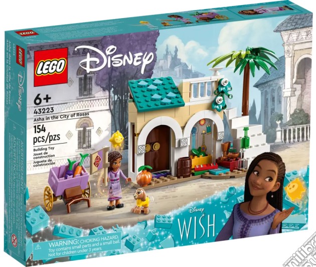 Lego: 43223 - Disney Princess - Wish - Asha Nella Citta' Di Rosas gioco