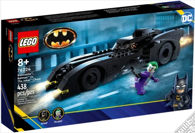 Dc Comics: Lego 76224 - Super Heroes - Batmobile Inseguimento Di Batman Vs. The Joker gioco