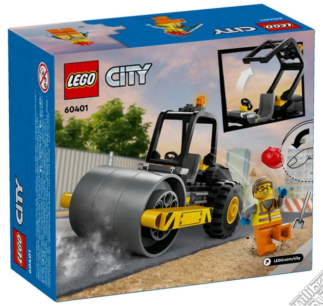 Lego: 60401 - City Great Vehicles - Rullo Compressore gioco