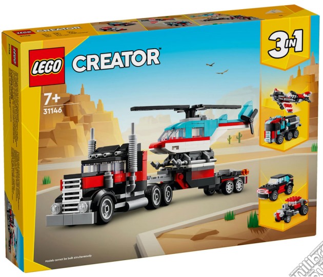 Lego: 31146 - Creator - Autocarro Con Elicottero gioco