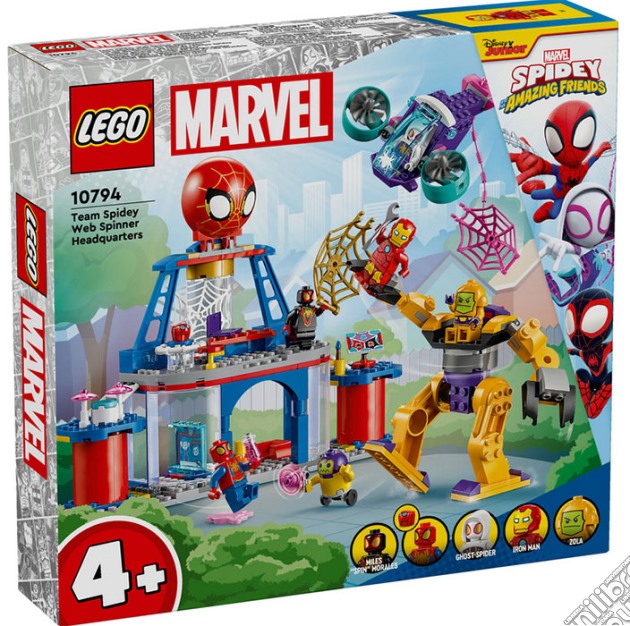 Marvel: Lego 10794 - Spidey - Quartier generale di Team Spidey gioco di Lego