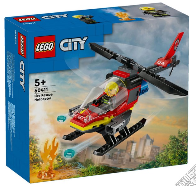 Lego: 60411 - City Fire - Elicottero Dei Pompieri gioco