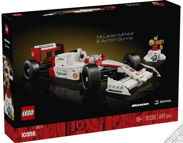 Lego: 10330 - Icons - McLaren MP4/4 e Ayrton Senna gioco di Lego