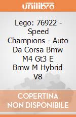 Lego: 76922 - Speed Champions - Auto Da Corsa Bmw M4 Gt3 E Bmw M Hybrid V8 gioco