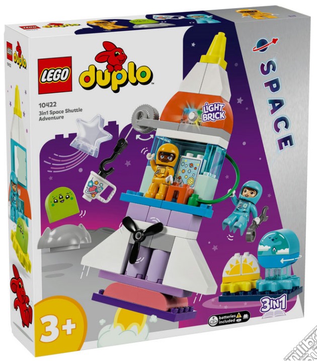 Lego: 10422 - Duplo Town - Avventura Dello Space Shuttle 3 In 1 gioco