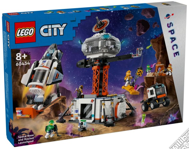 Lego: 60434 - City Space - Base Spaziale E Piattaforma Di Lancio gioco