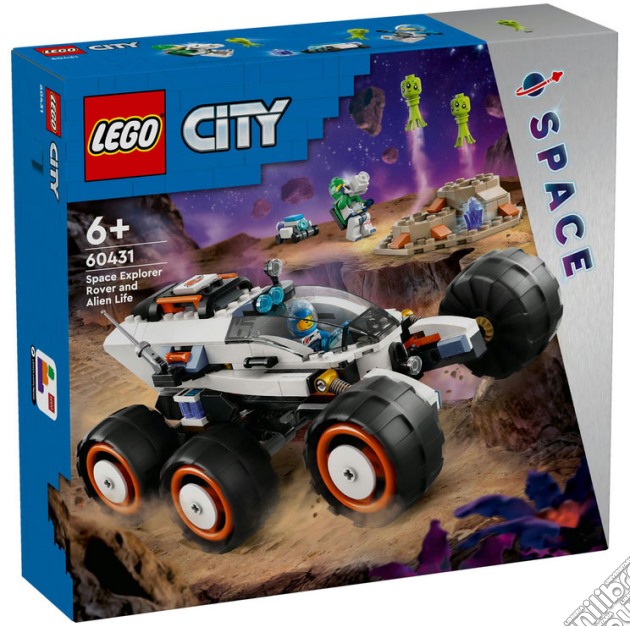 Lego: 60431 - City Space - Rover Esploratore Spaziale E Vita Aliena gioco