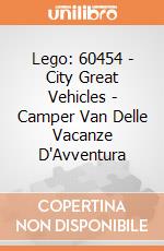 Lego: 60454 - City Great Vehicles - Camper Van Delle Vacanze D'Avventura giochi