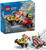 Lego: 60458 - City Great Vehicles - Pack Veicoli Da Corsa: Pizzaiolo Contro Pompiere giochi