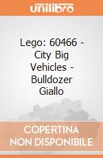 Lego: 60466 - City Big Vehicles - Bulldozer Giallo giochi